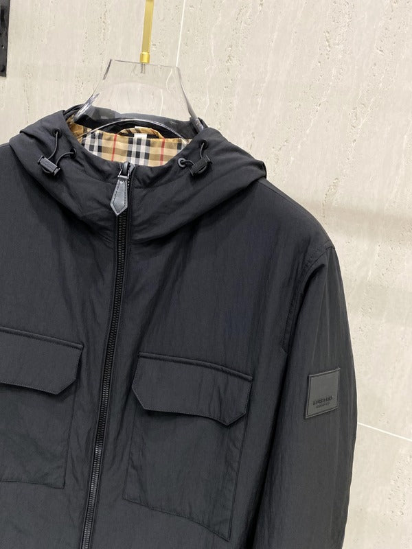 Close-up of Burberry designer clothing craftsmanship