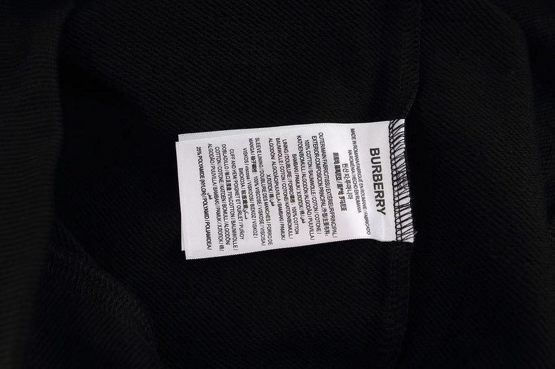 Close-up of Burberry designer clothing craftsmanship