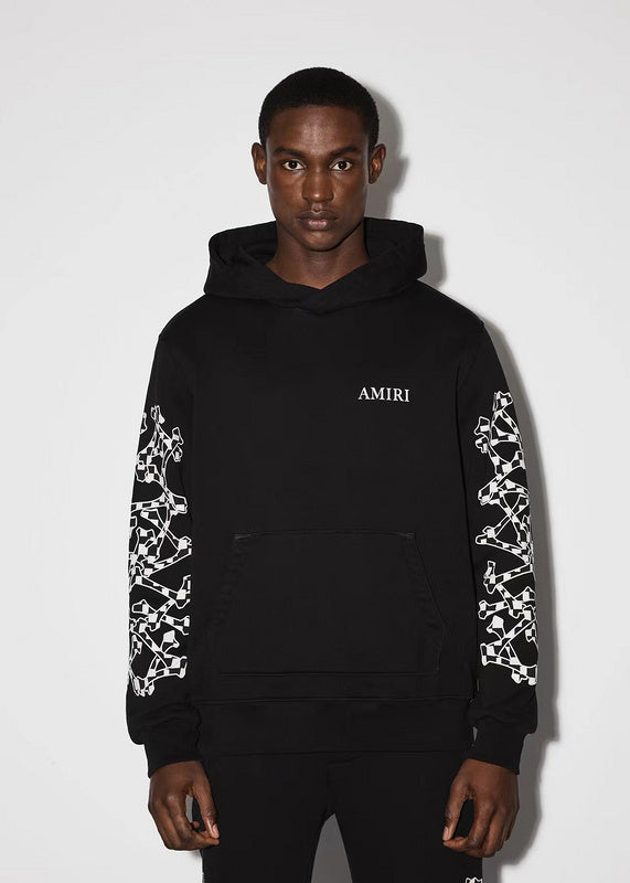 Amiri luxury hoodie detail shot