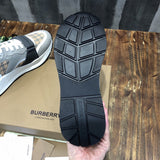 Burberry Black High-Top Sneakers - Side Profile View