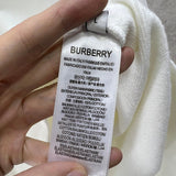 Close-up of Burberry designer clothing craftsmanship
