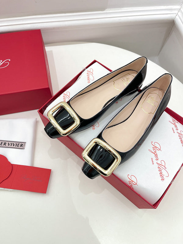 Close-up of Roger Vivier shoes craftsmanship