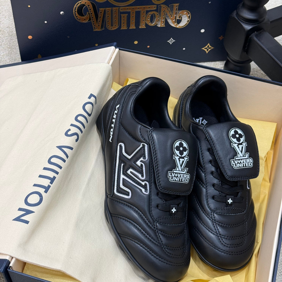 Louis Vuitton Shoes- Louis Vuitton Lou Footprint Sneaker Luxury Lifestyle Designer Footwear