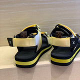 Louis Vuitton Chocolate Brown High-Top Sneakers - Toe Detail View