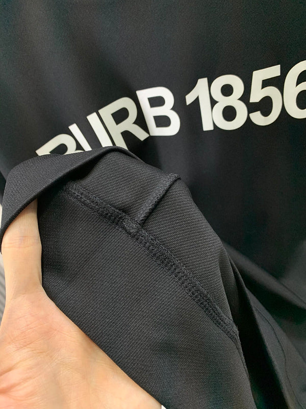 Close-up of Burberry designer clothing craftsmanship