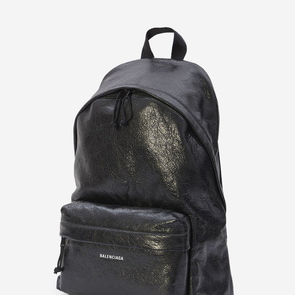 Balenciaga Bags? BALENCIAGA Leather Explorer Backpack for Men Premium Designer Shoulder Bag