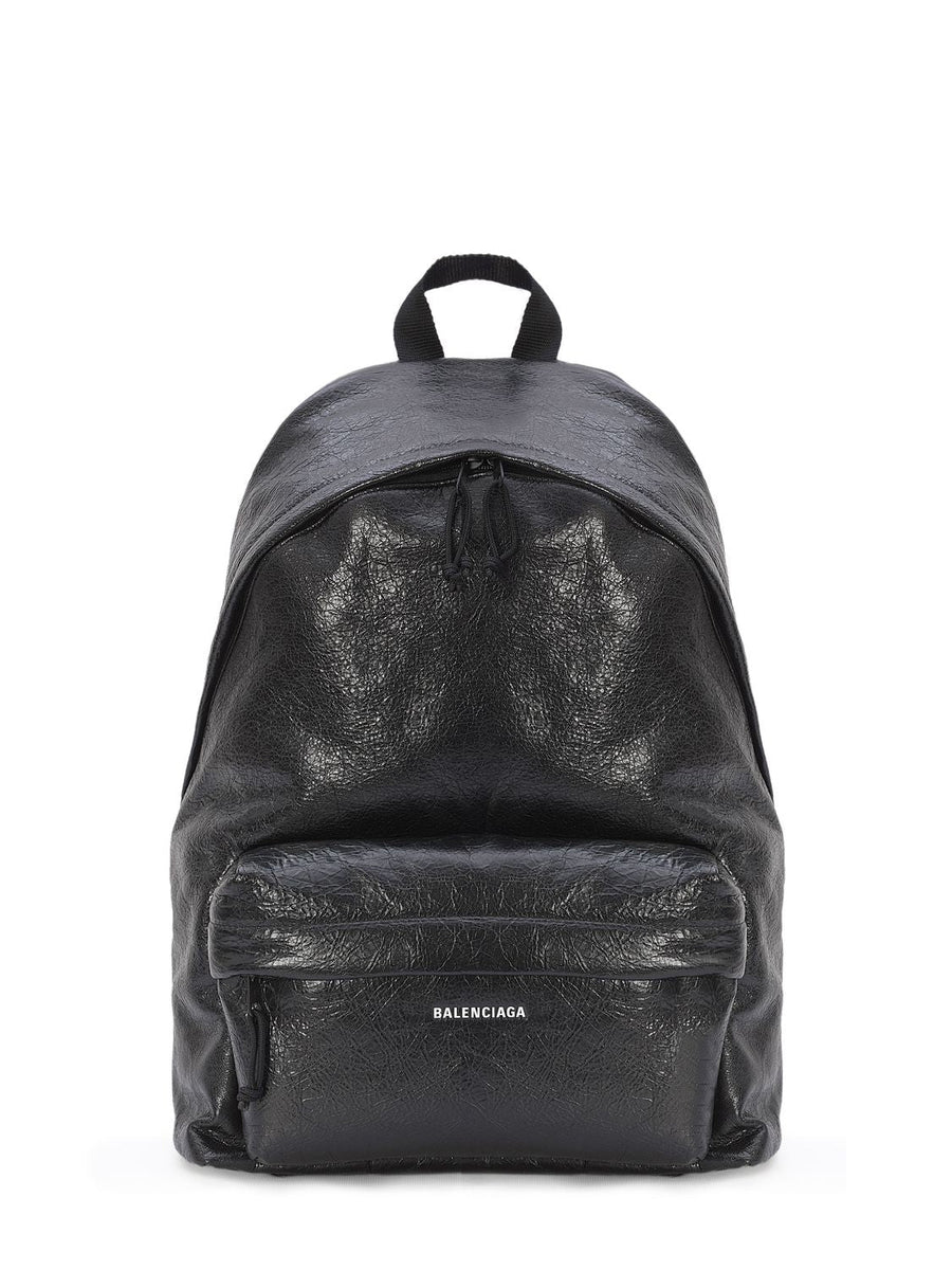 Balenciaga Bags? BALENCIAGA Leather Explorer Backpack for Men Premium Designer Shoulder Bag