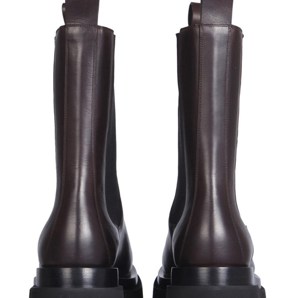 Bottega Veneta premium boots & booties detail and craftsmanship close-up
