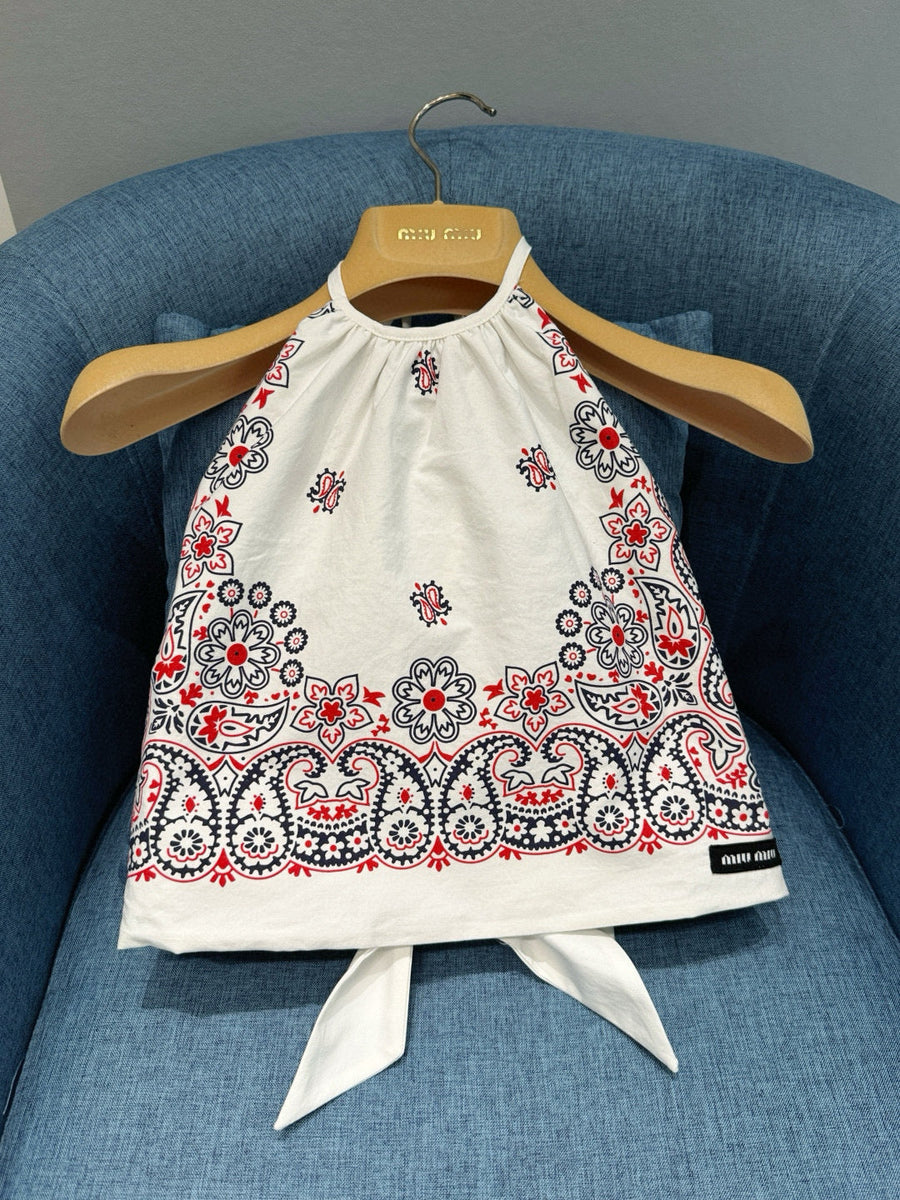 Tops- Miu M Top Elegant Everyday Designer Top
