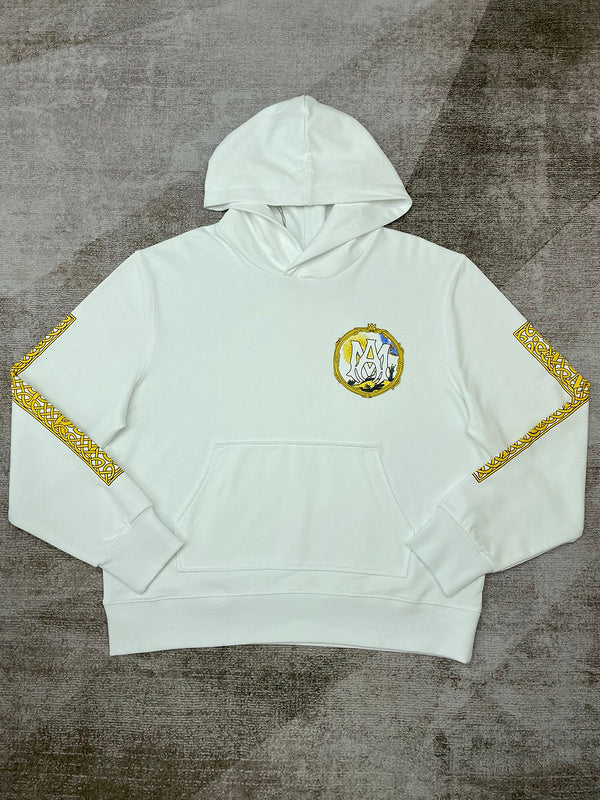 Amiri luxury hoodie detail shot
