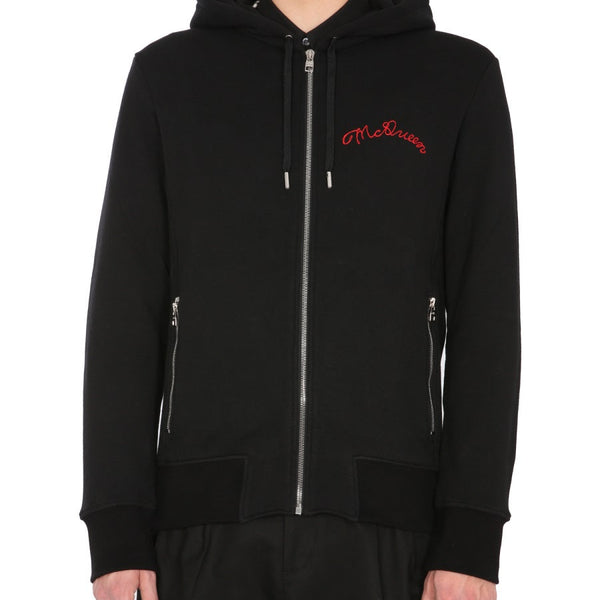 Alexander McQueen Hoodies? Alexander Mcqueen Men Hooded Sweatshirt With Zip Comfortable Luxury Streetwear Hoodie