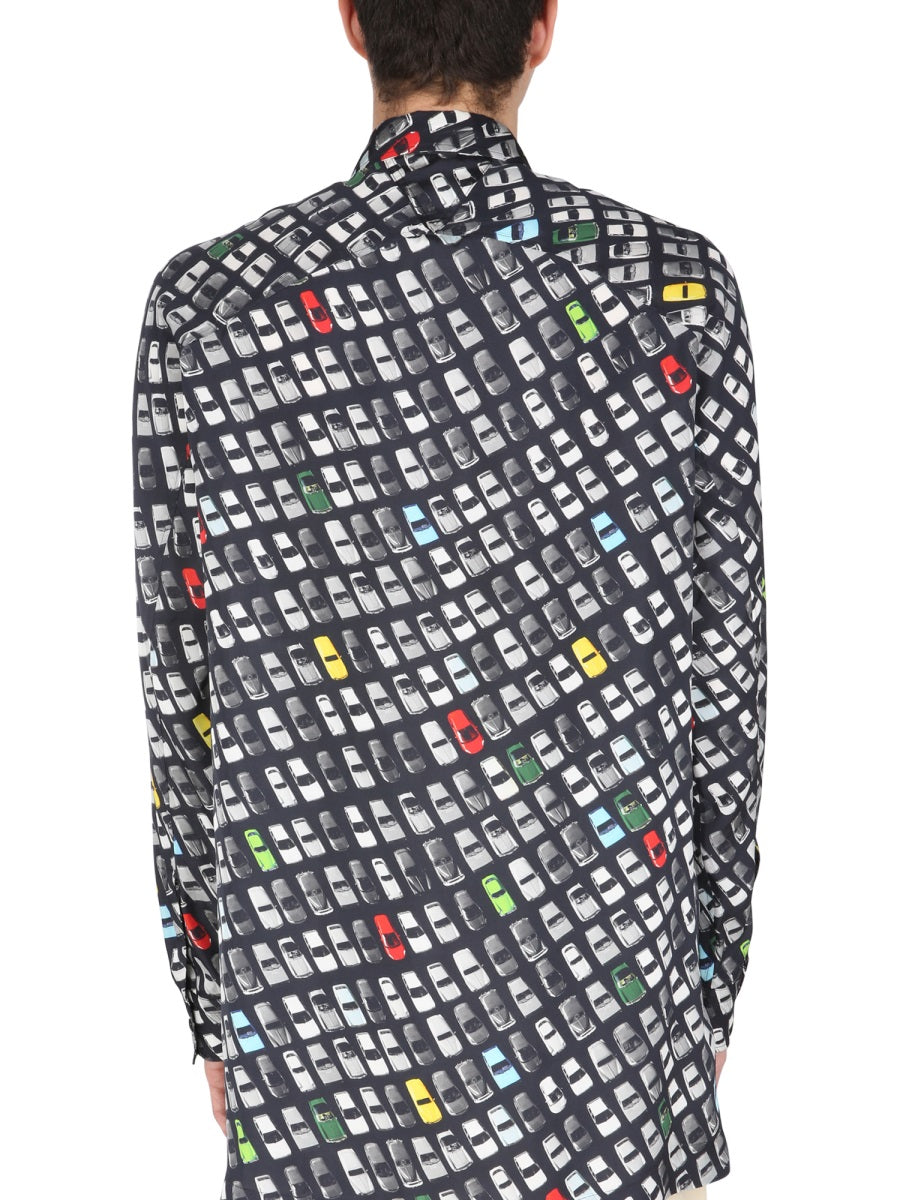 Bottega Veneta Tops? Bottega Veneta Men Shirt With Allover Print Premium Designer Casual Top