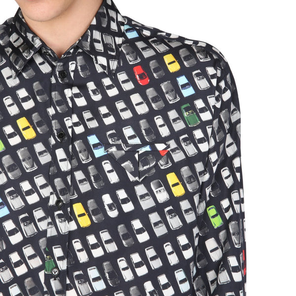 Bottega Veneta Tops? Bottega Veneta Men Shirt With Allover Print Premium Designer Casual Top