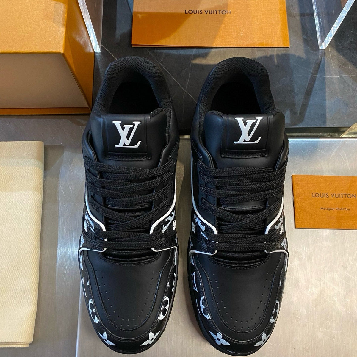 Louis Vuitton Shoes- Louis Vuitton Lou Trainers Comfortable Everyday Designer Shoes
