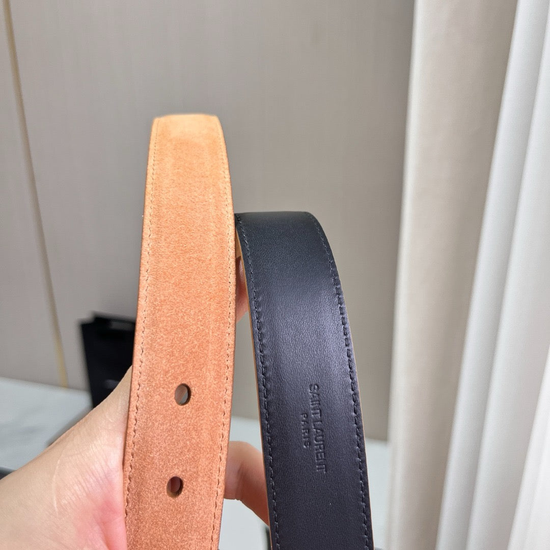 Saint Laurent Belts- Saint Laurent Belt 3 Cm Classic Everyday Designer Belt