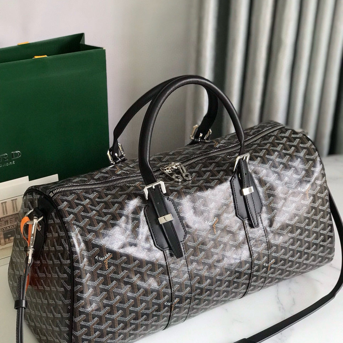 Bags- Goya Boston 45 Bag Luxury Designer Leather Handbag