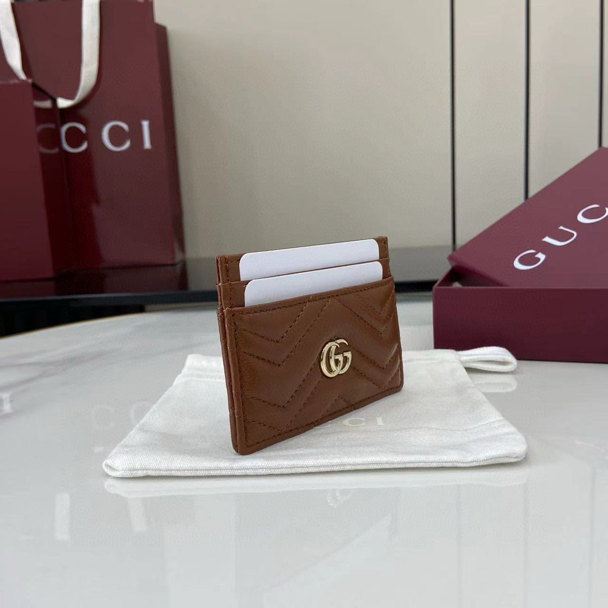 Gucci Wallets- Gucci Card Holder Compact Luxury Card Wallet