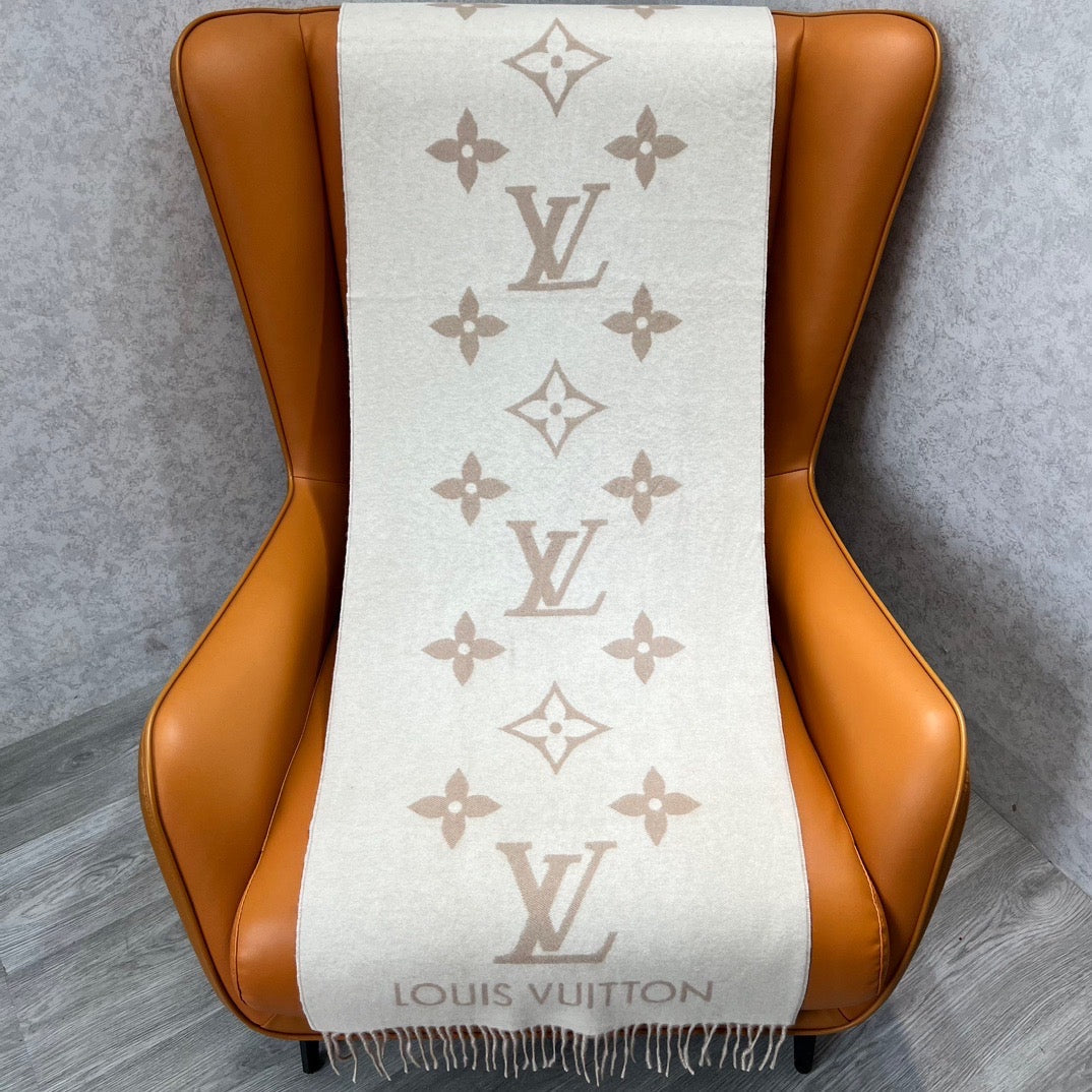 Louis Vuitton Scarves- Louis Vuitton Lou Scarf Elegant Everyday Designer Scarf
