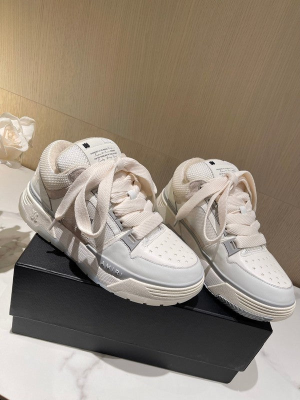 Close-up of Amiri sneakers craftsmanship