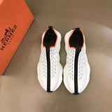 Hermès Beige Classic Ballet Flats - Angled View