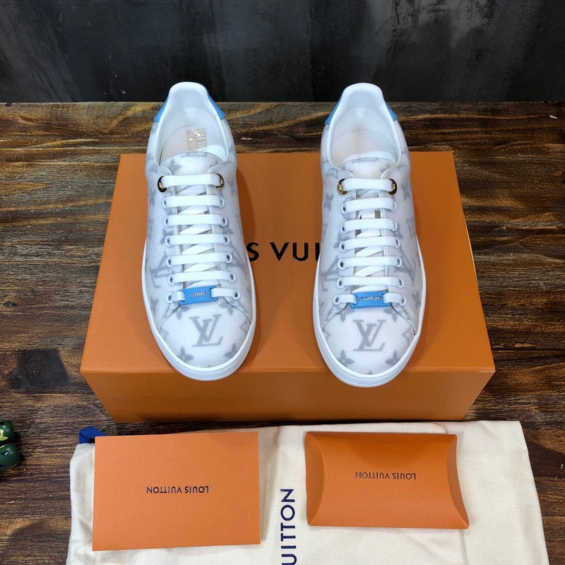 Louis Vuitton Chocolate Brown Low-Top Sneakers - Sole Detail View