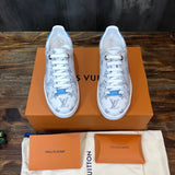 Louis Vuitton Chocolate Brown Low-Top Sneakers - Sole Detail View