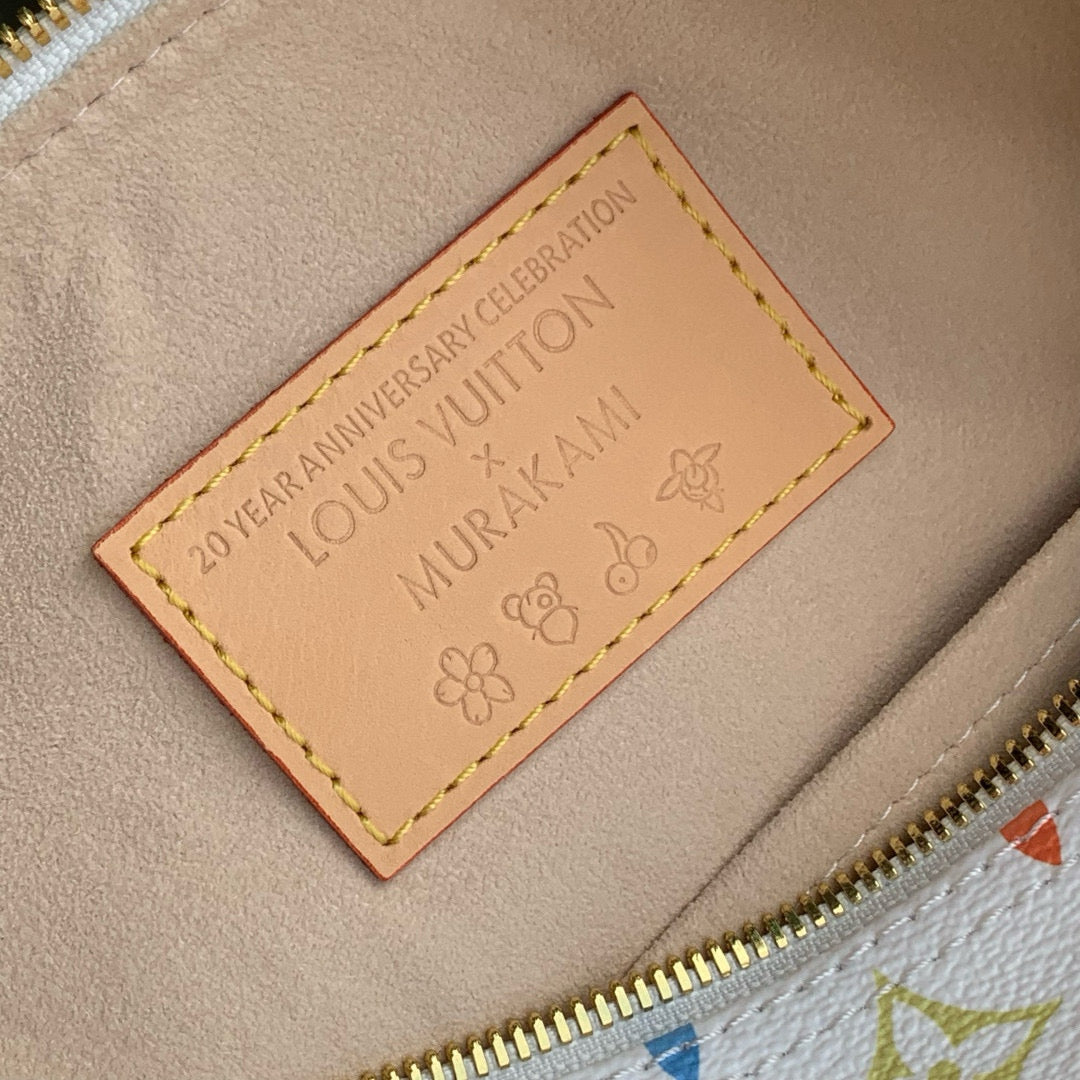 Louis Vuitton Bags- Louis Vuitton Lou x Murakami Speedy 25 Bag Luxury Designer Leather Handbag