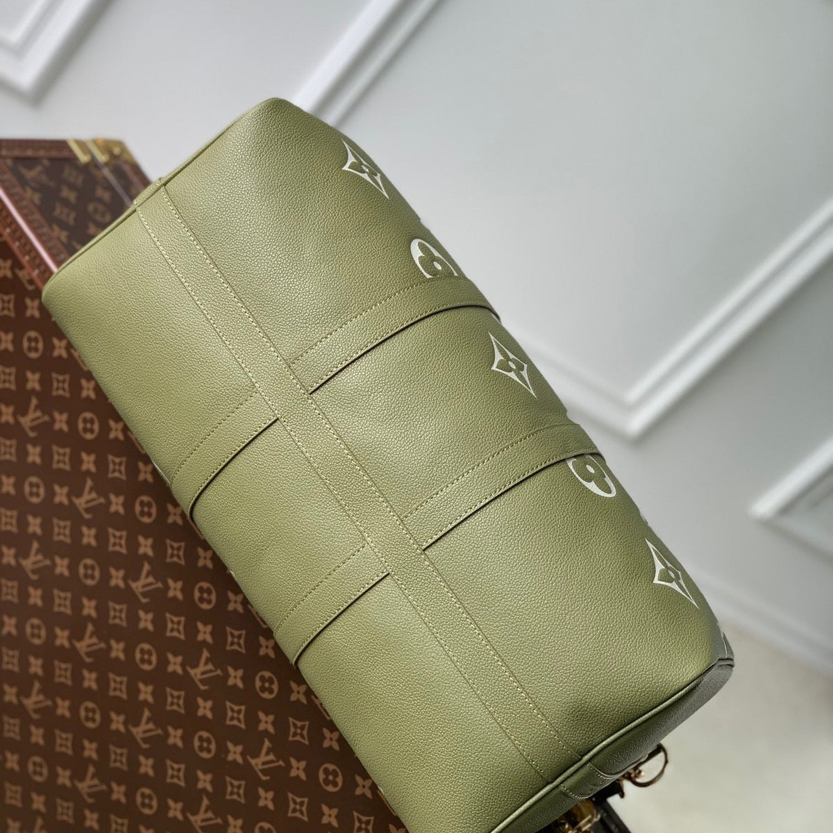 Louis Vuitton Bags- Louis Vuitton Lou Keepall 45 Bag Elegant Everyday Designer Handbag