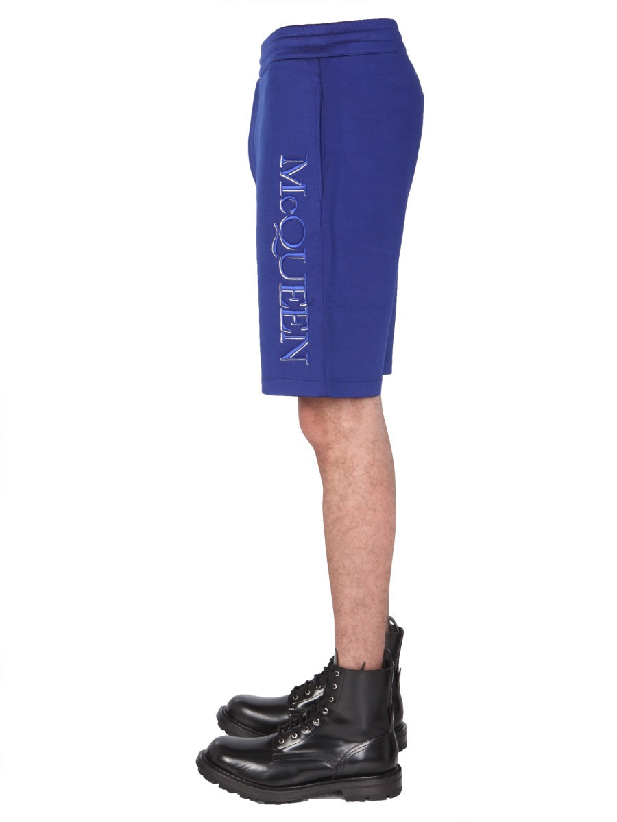 Alexander McQueen Shorts? Alexander Mcqueen Men Shorts With Embroidered Logo Everyday Lightweight Designer Shorts