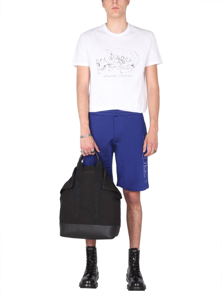 Alexander McQueen Shorts? Alexander Mcqueen Men Shorts With Embroidered Logo Everyday Lightweight Designer Shorts