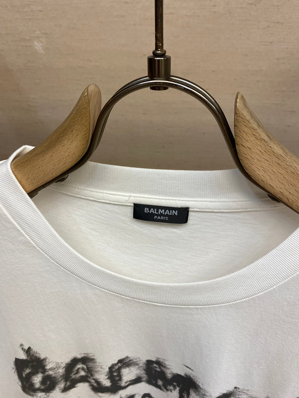 Close-up of Balmain designer clothing craftsmanship