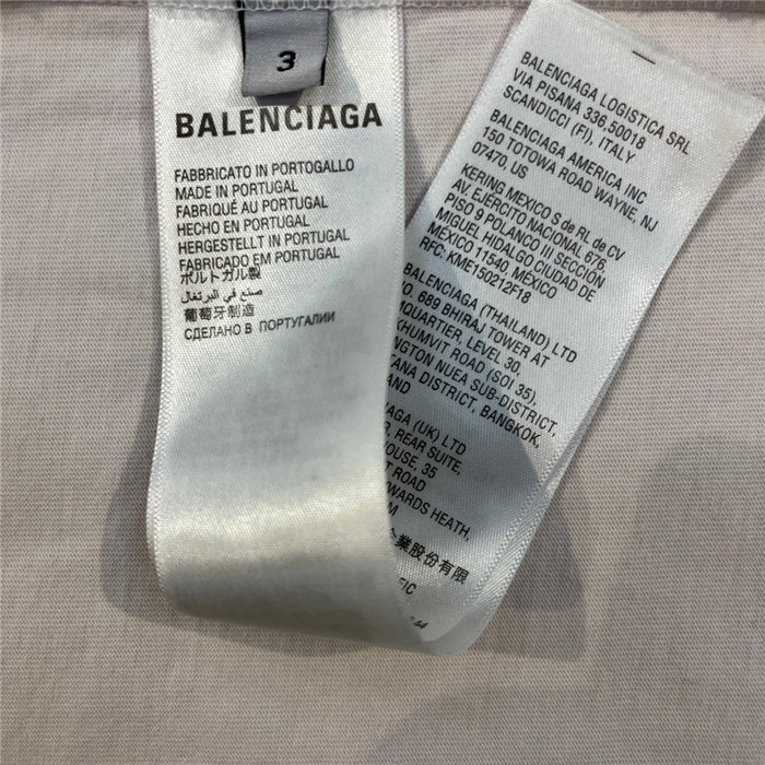 Close-up of Balenciaga designer clothing craftsmanship
