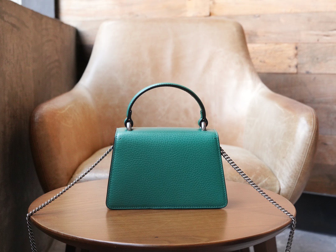 Gucci Bags- Gucci Dionysus Mini Top Handle Bag Luxury Designer Leather Handbag