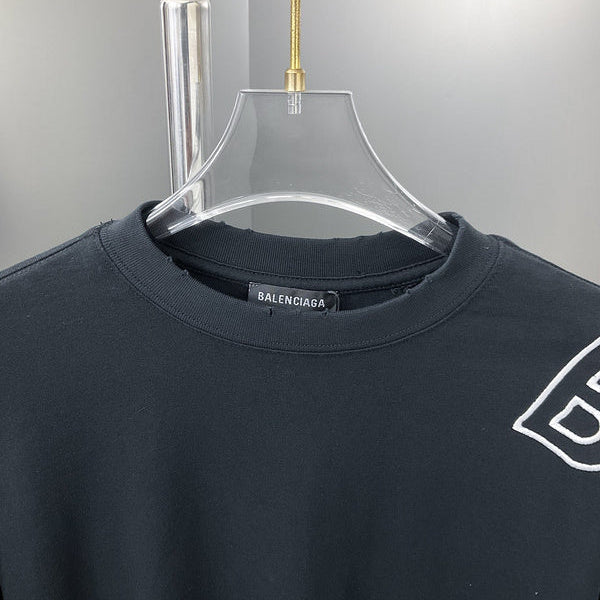 Close-up of Balenciaga designer clothing craftsmanship