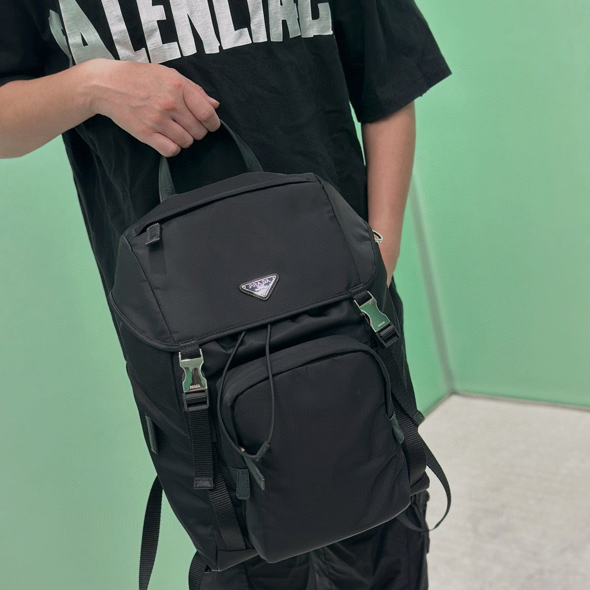 Bags- Pd Re-nylon Backpack Premium Designer Shoulder Bag
