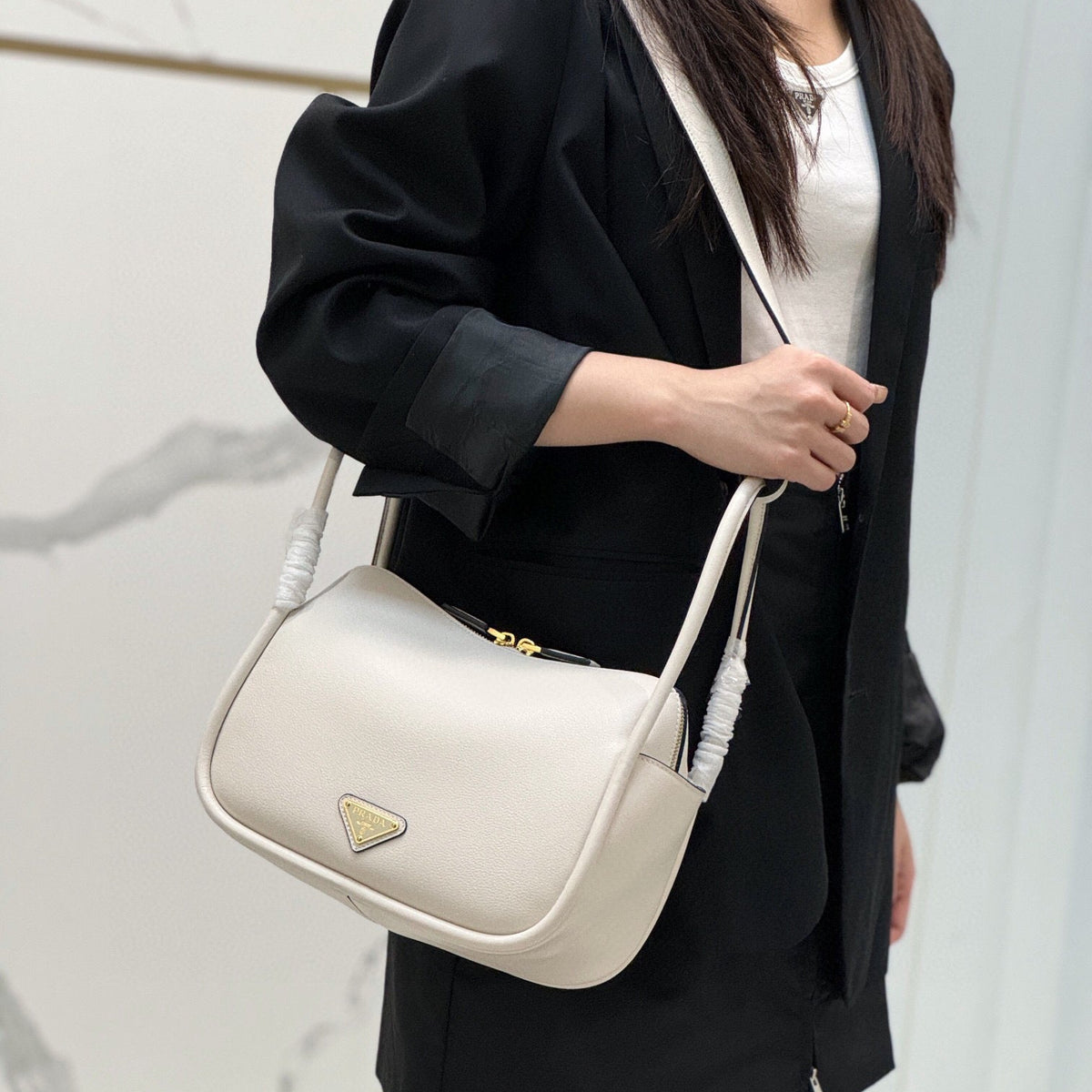 Bags- Pd Leather Handbag Premium Designer Shoulder Bag