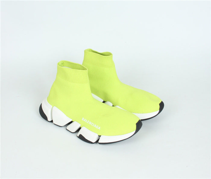 Balenciaga Chocolate Brown High-Top Sneakers - Angled View