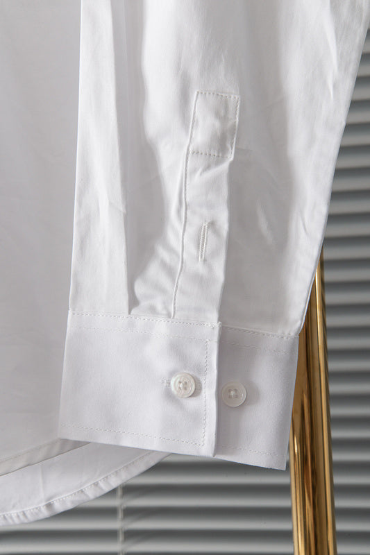 Close-up of Burberry designer clothing craftsmanship