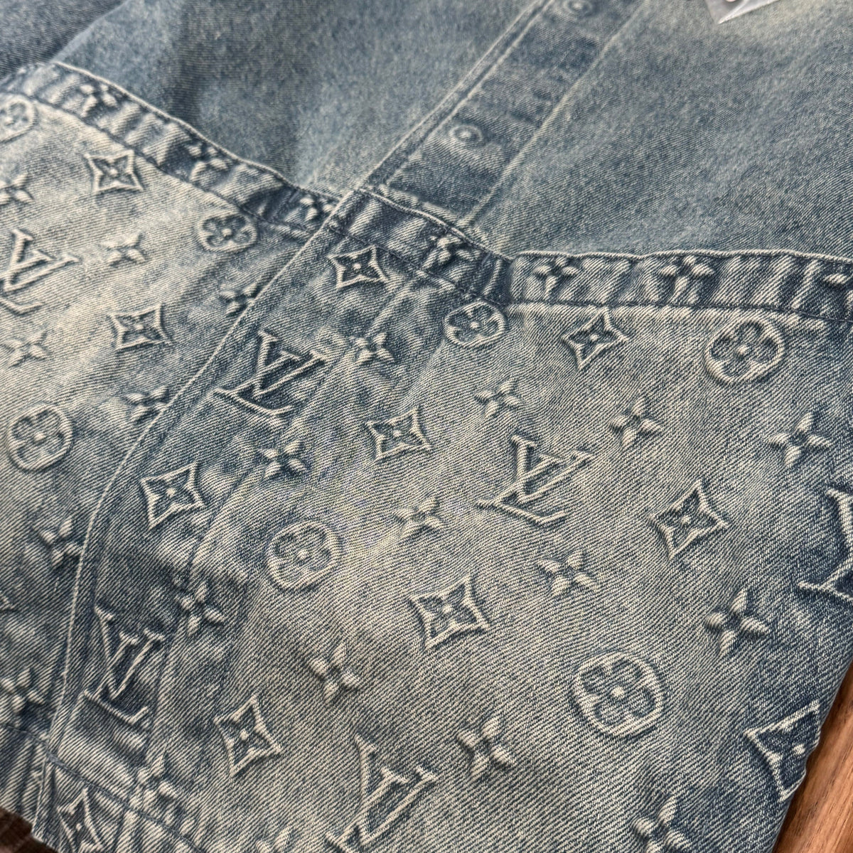 Louis Vuitton Tops- Louis Vuitton Lou Denim Shirt Premium Designer Casual Top