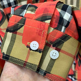 Burberry luxury designer clothing detail shot