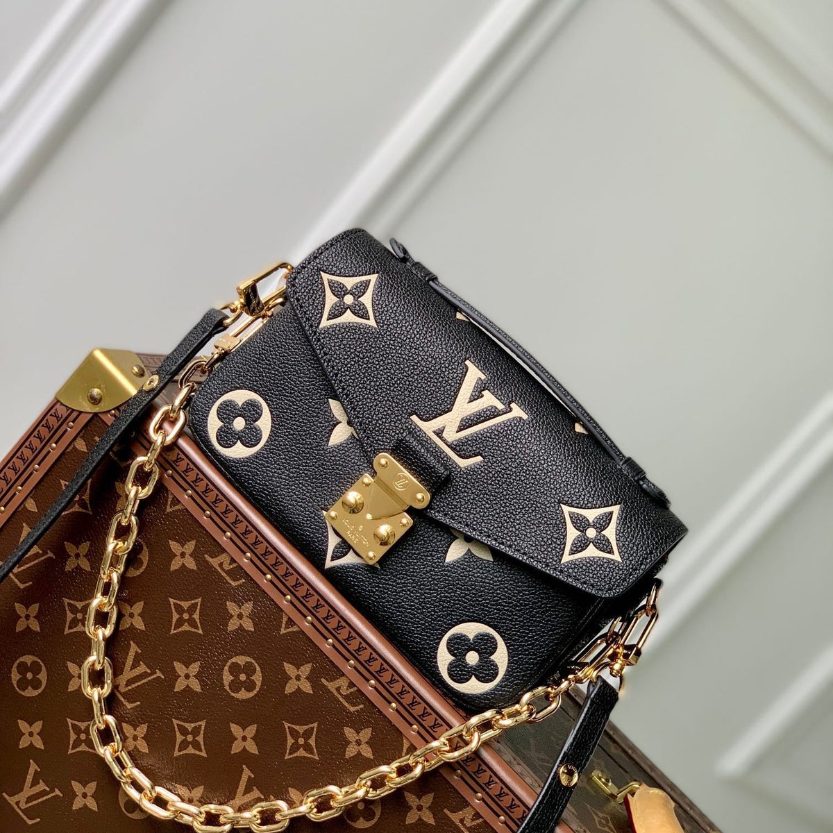 Louis Vuitton Bags- Louis Vuitton Lou Pochette Metis East West Bag Elegant Everyday Designer Handbag