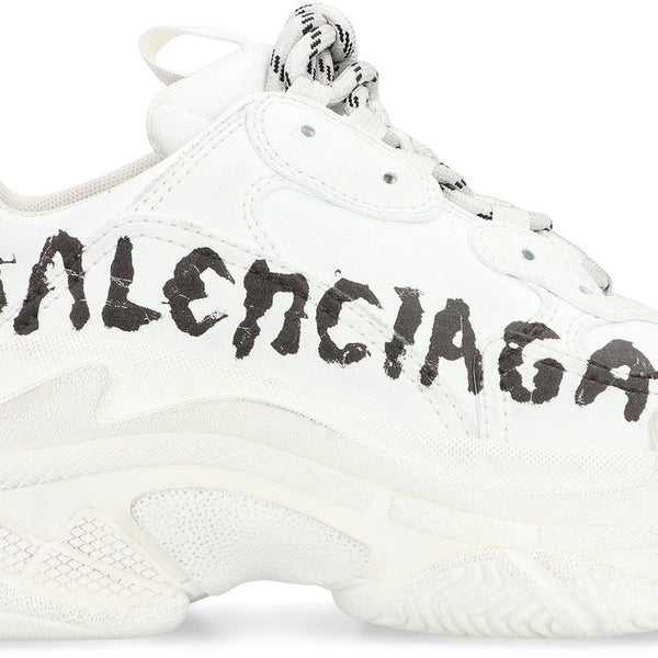 Balenciaga premium sneakers detail and craftsmanship close-up