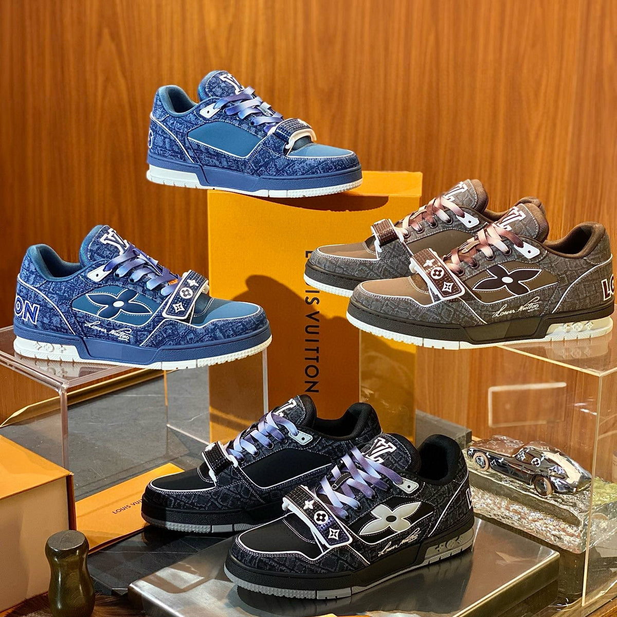 Louis Vuitton Shoes- Louis Vuitton Lou Trainers Luxury Lifestyle Designer Footwear