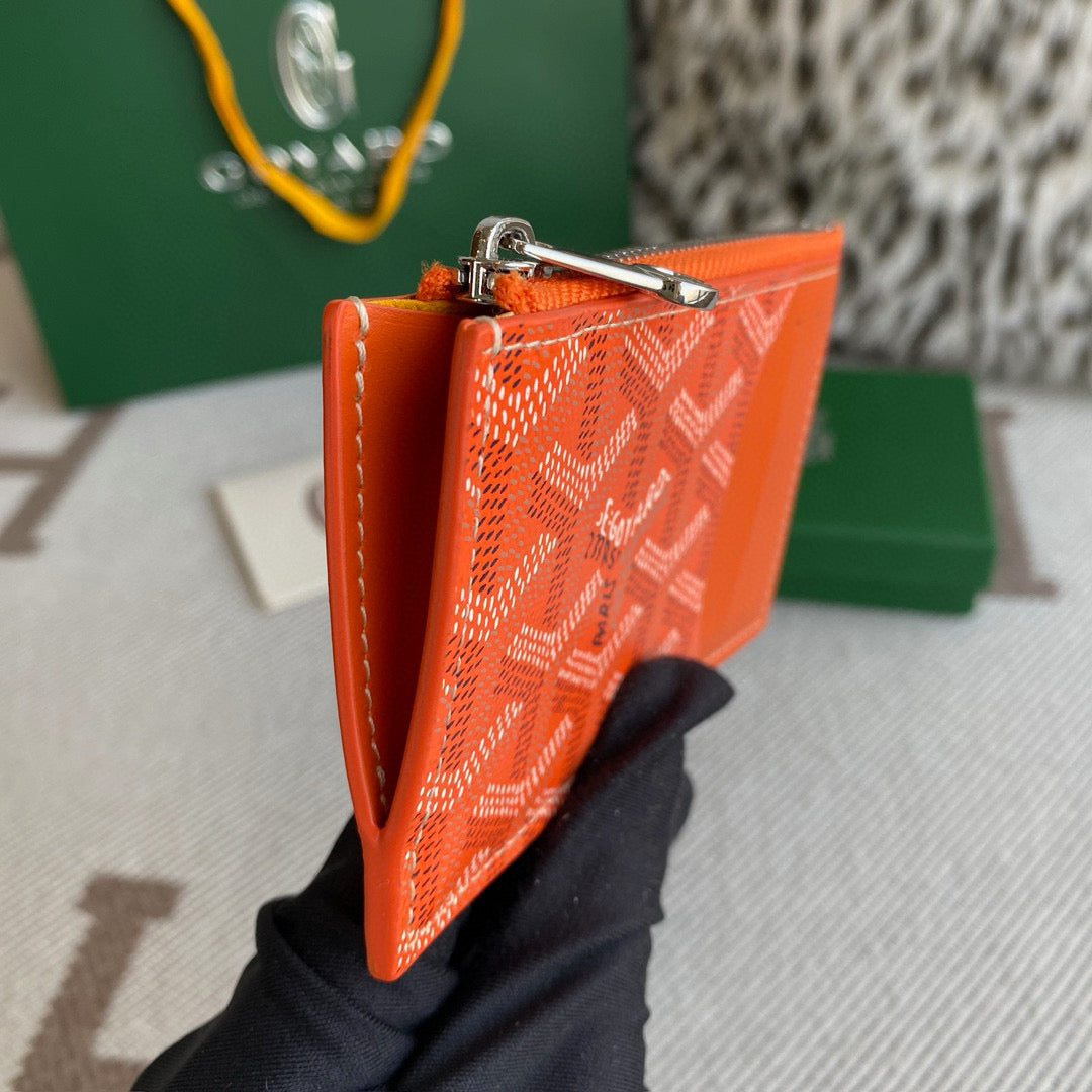 Wallets- Goya Bourbon Card Holder Compact Luxury Card Wallet