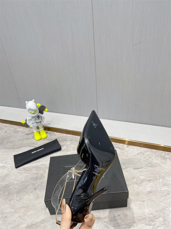 Saint Laurent designer shoes full view