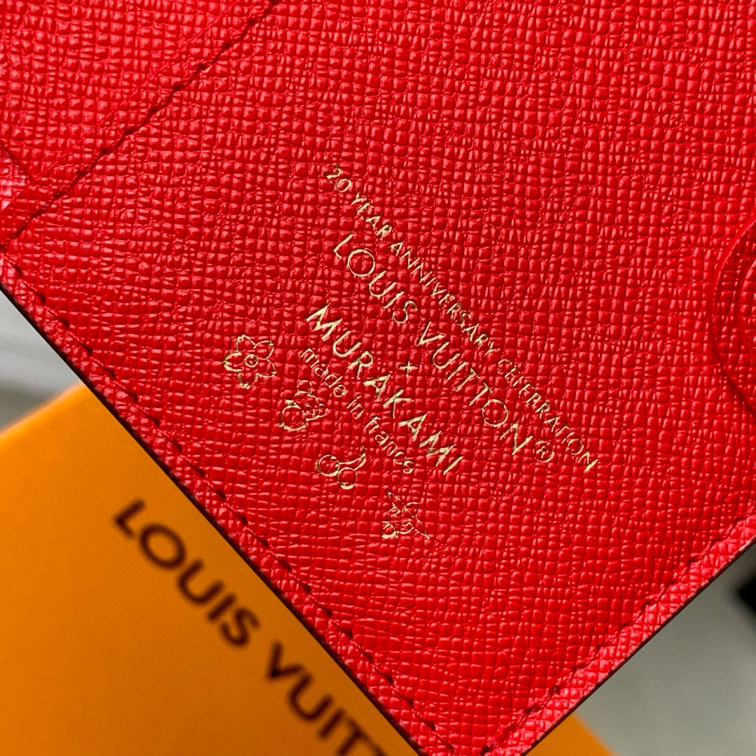 Louis Vuitton Accessories- Louis Vuitton Lou x Murakami Lisa Walet Luxury Designer Fashion Accessory