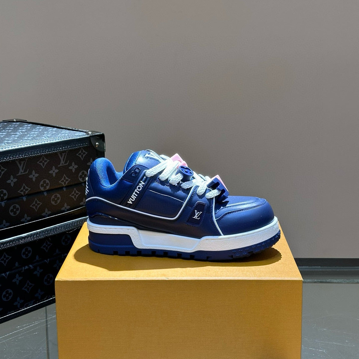 Louis Vuitton Shoes- Louis Vuitton Lou Trainers Premium Designer Casual Shoes