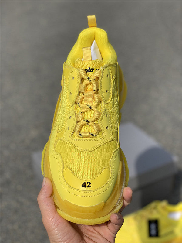 Balenciaga Nude Low-Top Sneakers - Close-Up Texture View