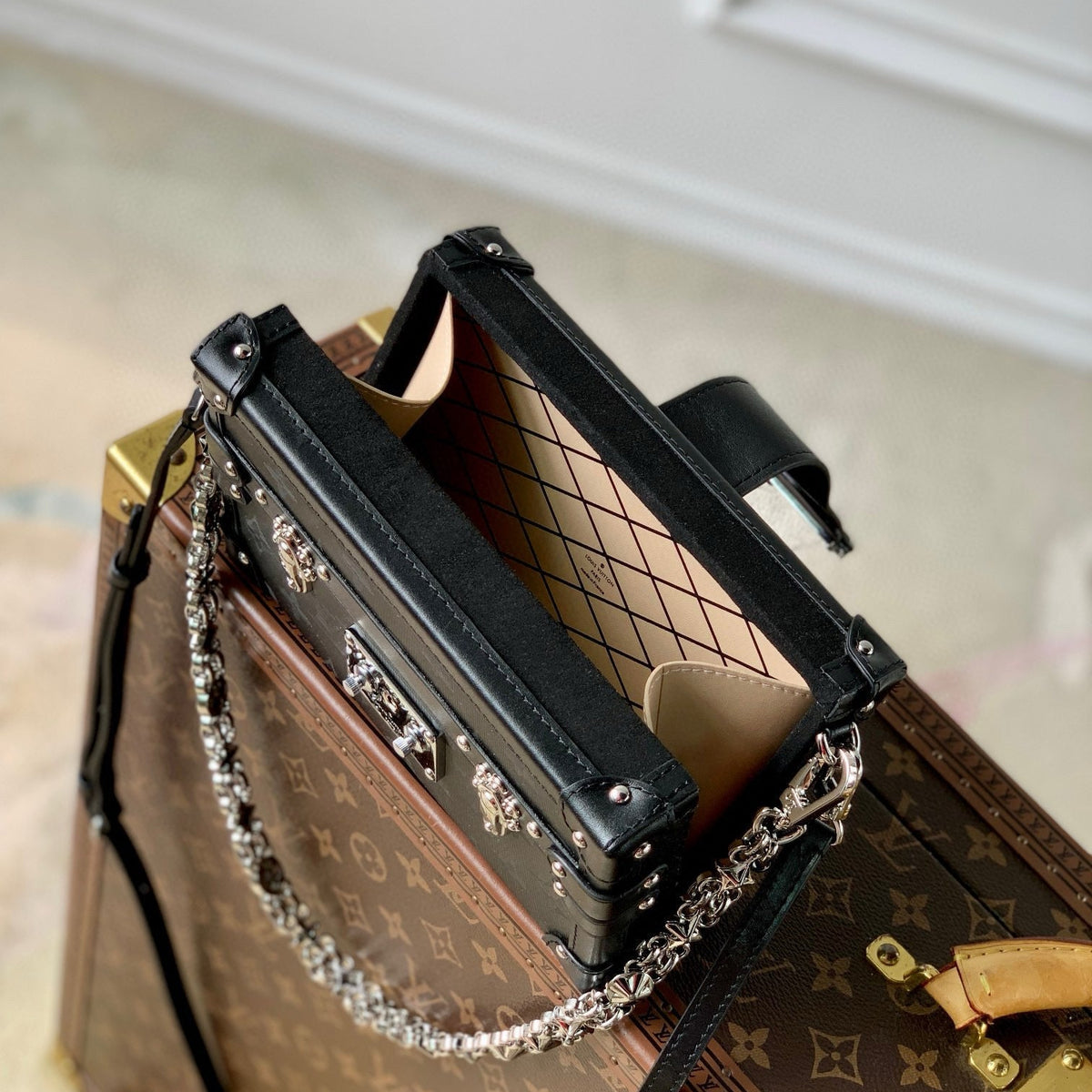 Louis Vuitton Bags- Louis Vuitton Lou Petite Malle Bag Premium Designer Shoulder Bag