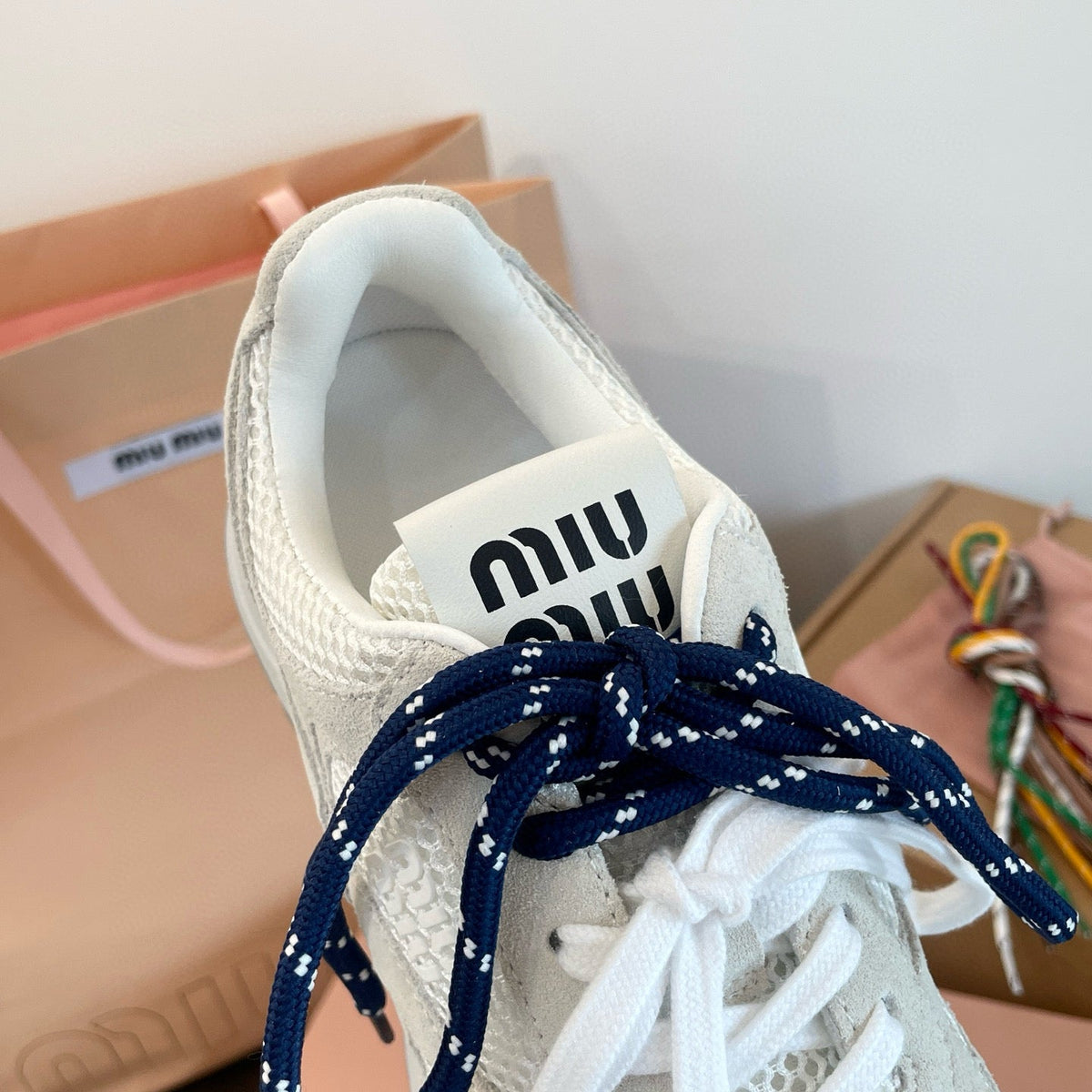 Shoes- Miu M Trainers Luxury Lifestyle Designer Footwear